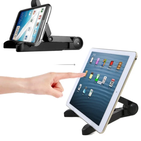 Foldable Adjustable Phone & Tablet Stand Holder Desktop Mount for iPhone iPad Mini