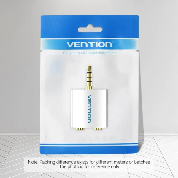 6f74cb8980ecfb53cd9ea371793332ed.webp Vention 3.5mm Headphone Microphone Splitter Cable Audio Adapter for PC Laptop