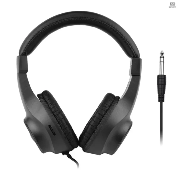 Wired Stereo Over-Ear Monitor Headphones 50mm Driver 6.5mm Plug Studio Recording Music Headset