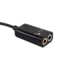 3.5mm Audio Splitter Adapter Male to Dual Female Jack Headphone Mic AUX Connector
