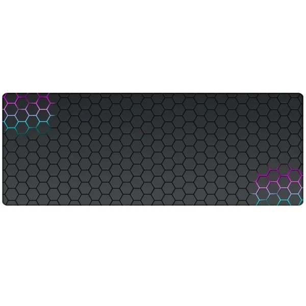 S0ff12b098d1141e4b3303db0d4acf6220.webp Large Geometry Gaming Mouse Pad XXL Extended Desk Mat with Stitched Edge Non-Slip Rubber Base