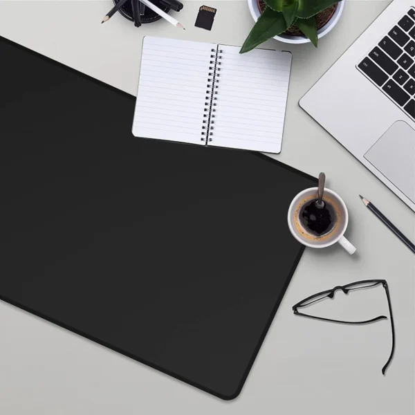 XXL Large Gaming Mouse Pad Black Extended Desk Mat for Keyboard & Mouse PC Computer