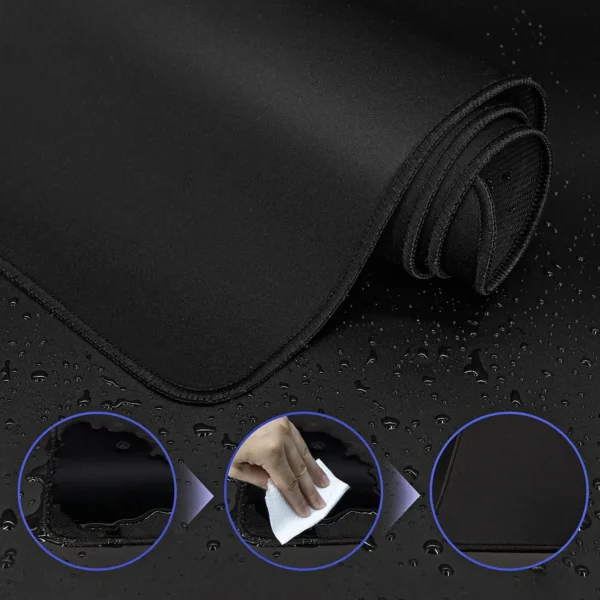 XXL Large Gaming Mouse Pad Black Extended Desk Mat for Keyboard & Mouse PC Computer