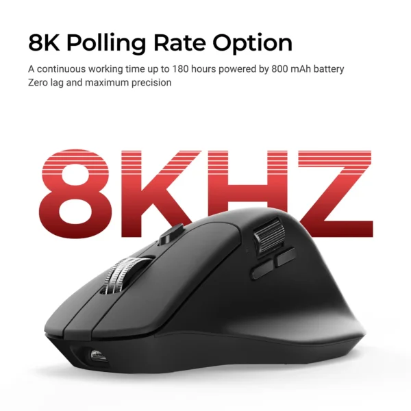 S3efab888ccde4ff1891dc9a049a9f729E.webp Keychron M6 Wireless Gaming Mouse PAW3950 Sensor 8K Polling Rate Silent Micro Switch Dual Scroll