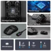 EPOMAKER Carbon X Wireless Gaming Mouse PAW3950 Sensor 30000 DPI Wired 2.4G Bluetooth