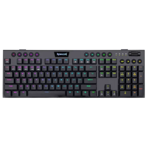 S42bee4f9424143009b1fcc34d7187acci.webp REDRAGON K618 Horus RGB Mechanical Gaming Keyboard Bluetooth 5.0 2.4G Wireless USB 104 Keys