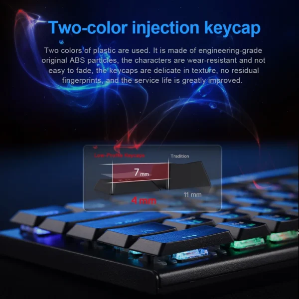 S464c8ac56b4744c7a8d0e4f68226982fF.webp REDRAGON K618 Horus RGB Mechanical Gaming Keyboard Bluetooth 5.0 2.4G Wireless USB 104 Keys
