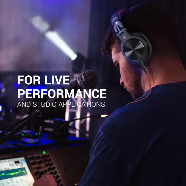 S71f0235517474959b6e903cfa1c6f1db0.webp OneOdio A71 Wired Studio DJ Headphones Deep Bass Stereo Headset Music Sharing for Recording