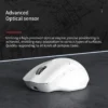 Lenovo Ergonomic Wireless Mouse Rechargeable Dual-Mode Bluetooth/2.4G Long Battery Life Comfort Grip Mouse for Office and Gaming