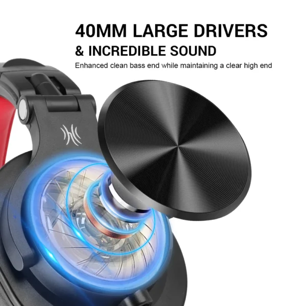 Sde70670e65cb4bd795c8b4a445663babg.webp OneOdio A71 Wired Studio DJ Headphones Deep Bass Stereo Headset Music Sharing for Recording