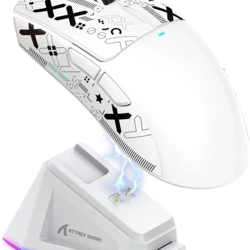 Sfdb42c26c43a4f02bb57e1c539a36bda9.webp Attack Shark X11 Wireless Gaming Mouse Bluetooth 2.4G RGB PAW3311 Sensor 400 IPS