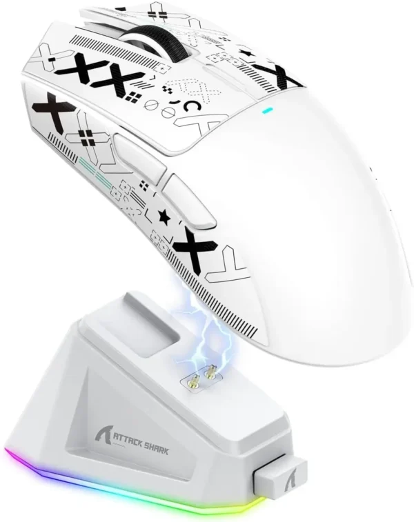 Attack Shark X11 Wireless Gaming Mouse Bluetooth 2.4G RGB PAW3311 Sensor 400 IPS