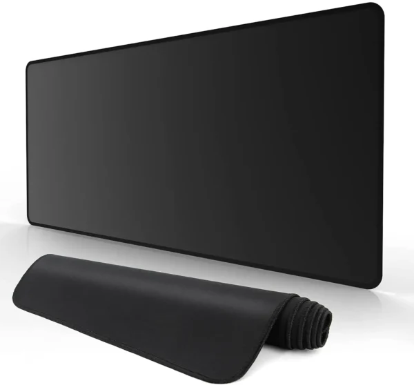 XXL Large Gaming Mouse Pad Black Extended Desk Mat for Keyboard & Mouse PC Computer