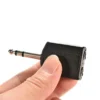 6.35mm Stereo Audio Splitter Adapter 1 Male to 2 Female Jack Connector