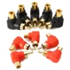 be04d93c81749c1dae24c4476f0619fd.webp RCA Male to Female Right Angle Adapter Audio Video Connector 90 Degree