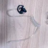 1 Pair Triple Flange Noise Reduction Earbuds for Shooting Concert Two-Way Radio Black