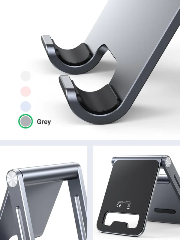 UGREEN Aluminum Adjustable Phone Stand Desk Holder for iPhone 14 Pro Max