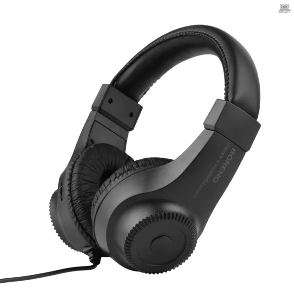 Wired Stereo Over-Ear Monitor Headphones 50mm Driver 6.5mm Plug Studio Recording Music Headset