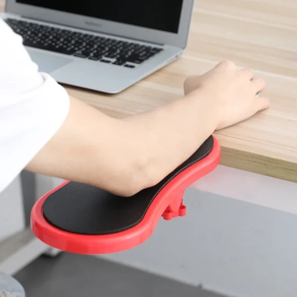 e0ea1cea419c38c3abb1792bfa4985a6.webp TDLV Adjustable Desk Armrest Pad Attachable Computer Arm Support Wrist Rest for Office Gaming Desk