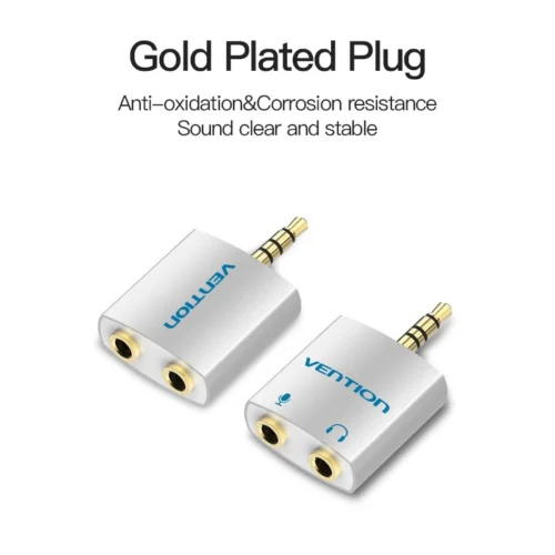 e274a15644c7d9abdd0be91750cd230f.webp Vention 3.5mm Headphone Microphone Splitter Cable Audio Adapter for PC Laptop