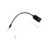3.5mm Audio Splitter Adapter Male to Dual Female Jack Headphone Mic AUX Connector