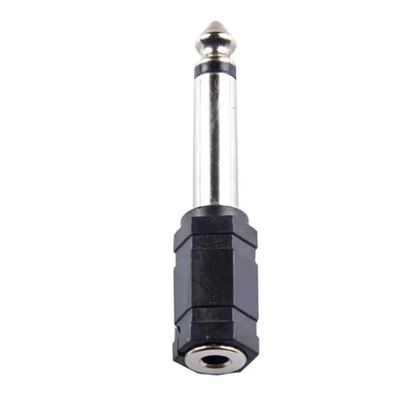 3.5mm to 6.35mm Audio Adapter Mono Male to Female Jack for Piano Microphone Headphone