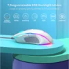 VicTsing T16 Wired Gaming Mouse 8 Programmable Buttons 7200 DPI USB RGB Mouse for PC