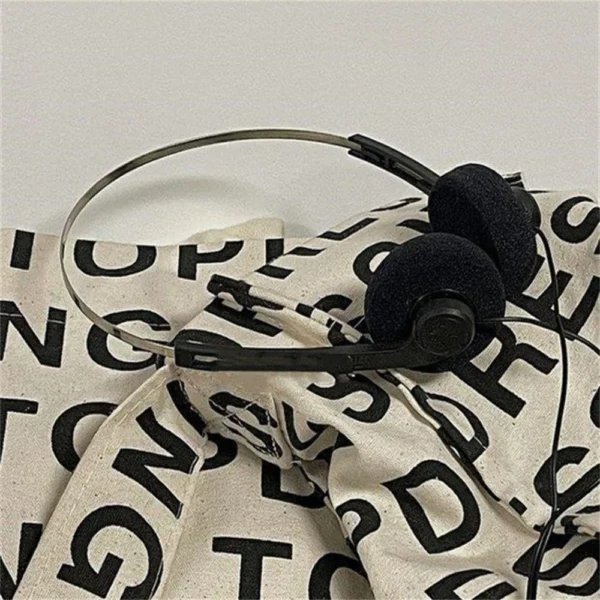 HONOR 3.5mm Wired Over-Ear Headphones Vintage Retro Style Portable Headset for Music Sports