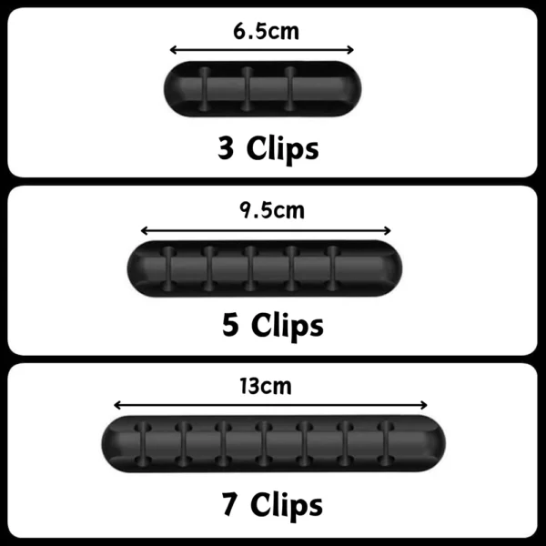 sg-11134201-7rd6x-lukawcpgtqvr8d.webp CC01 Silicone Cable Clips Cable Organizer Holder Desk Wire Management for USB Charger Cables