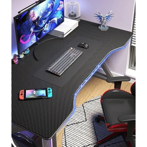 sg-11134201-81zwl-mj2iybnflz4683.webp 120cm Gaming Computer Desk Carbon Fiber Style Anti-Scratch PC Laptop Study Table